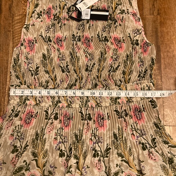 NWT Plenty by Tracy Reese x Anthropologie Terraced Garden pleated dress, sz L - Picture 4 of 7
